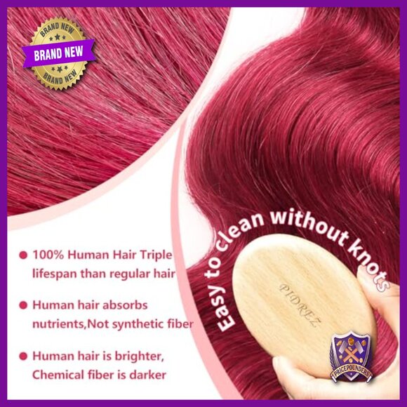 28 Inch Human Hair Lace Front Wig Pre Plucked Body Wave 180 Density main image 5
